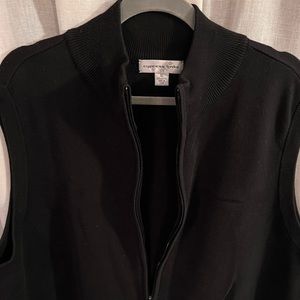 Cypress Links Black ZipUp Sweater Vest